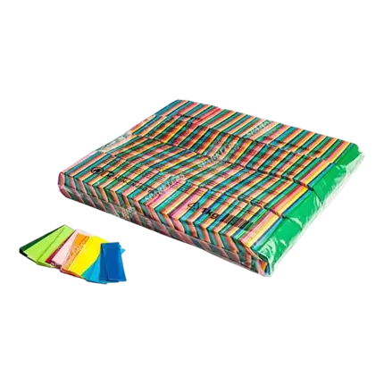 1KG flerfarvet konfetti i en pose