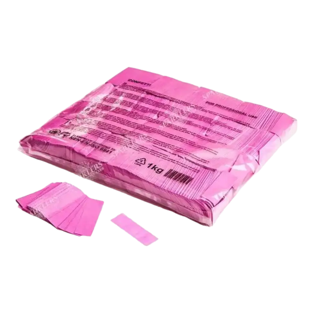 1KG Magic FX pink konfettipose