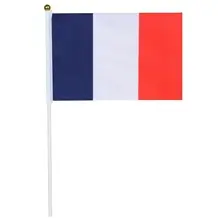 Frankrig Flag med baguette 30x45cm