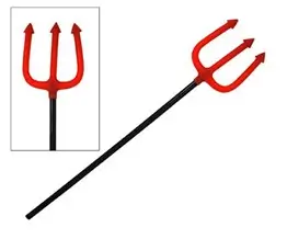  Trident rød og sort 58cm