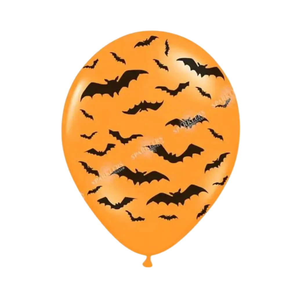 Pakke med 50 Halloween Balloner Bat