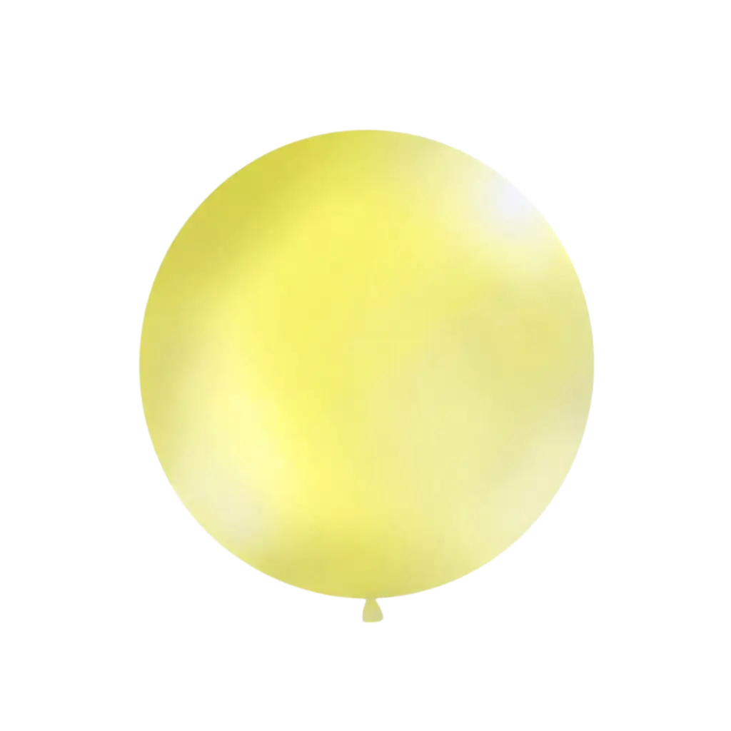 Kæmpeballon 100cm gul
