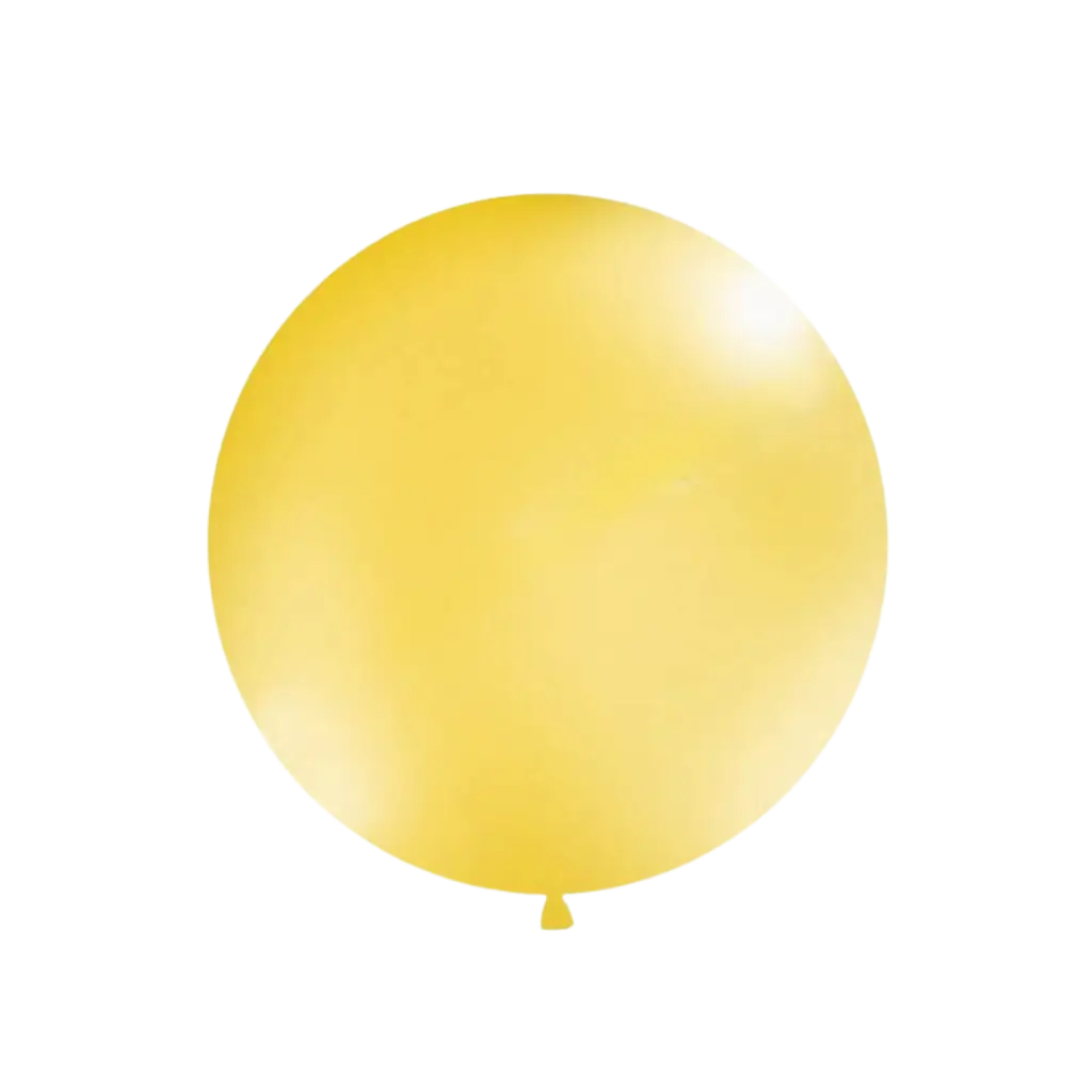 Kæmpe ballon 100cm guld metallic