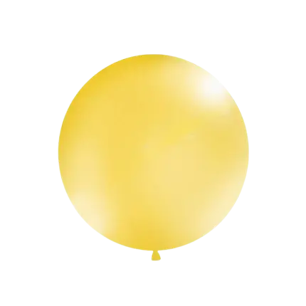 Kæmpe ballon 100cm guld metallic