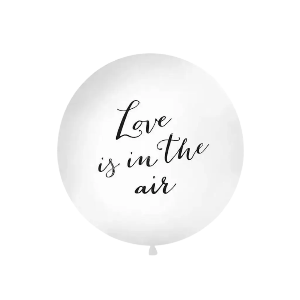 Kæmpeballon 100cm Kærlighed er i luften