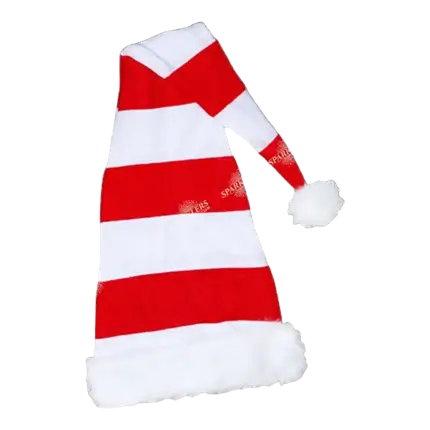 Meget lang julehue med pompon