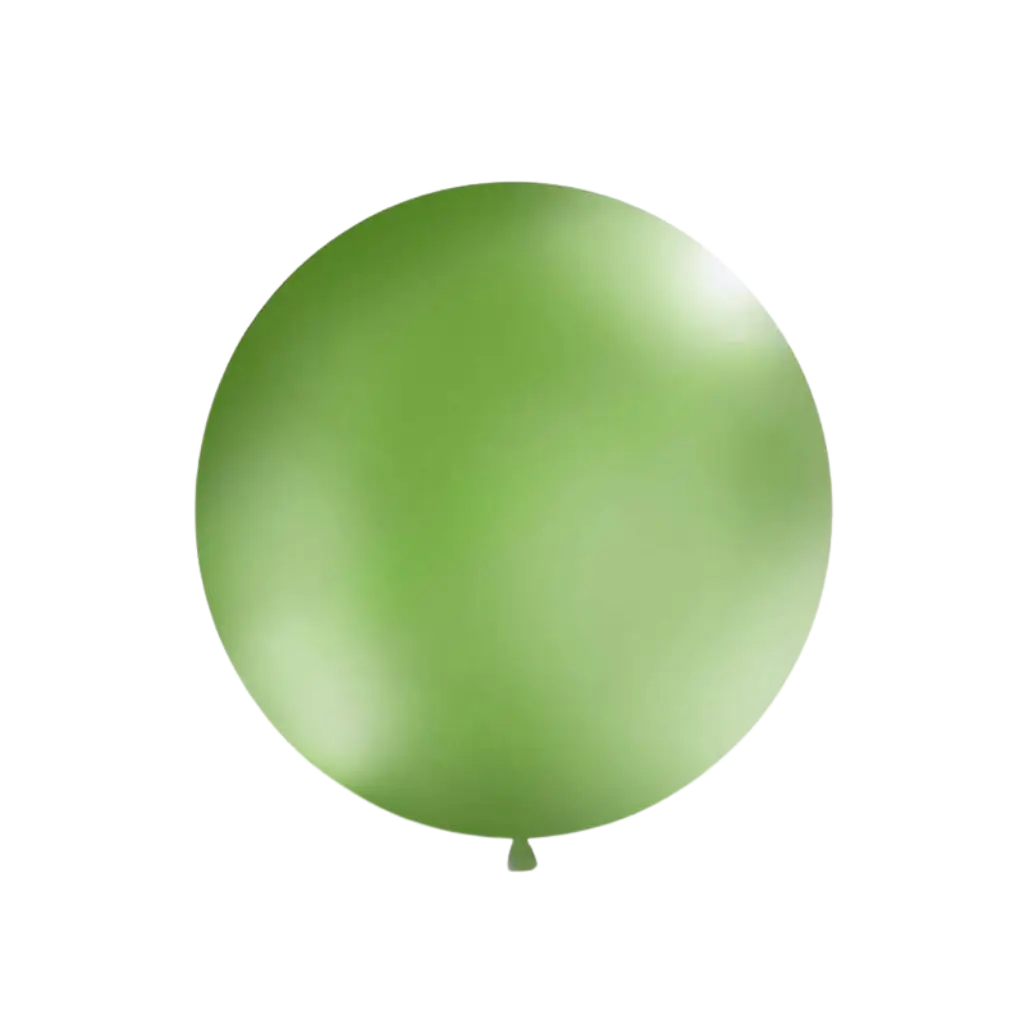 Kæmpeballon 100cm lysegrøn