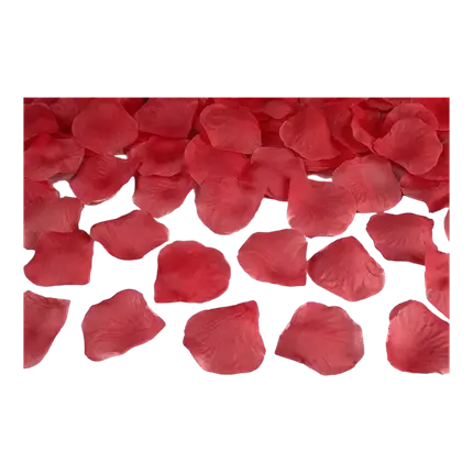 100 røde rosenblade