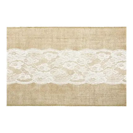 Burlap bordløber, 0,28x2,75m