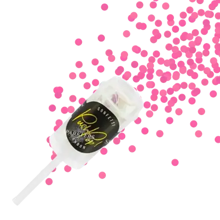 Confetti push pop, iriserende