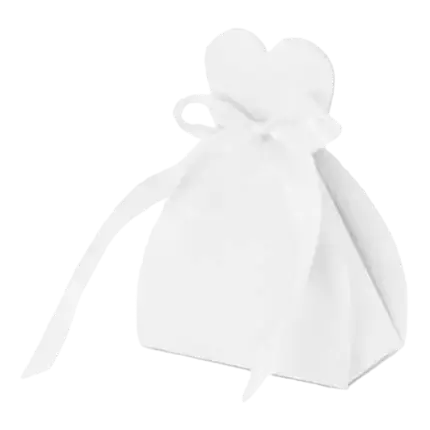 Brudeæsker, hvid, sæt med 10 stk.