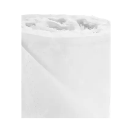 Fint hvidt halvblankt stof 1,5 x 100 meter