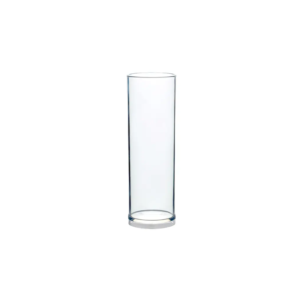 Ubrydeligt glasrør 22cl Transparent