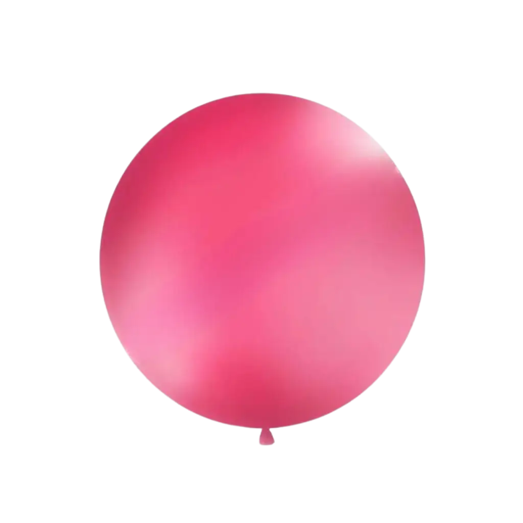 Kæmpeballon 100cm lyserød Fuchsia