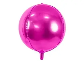 Mørk pink Mylar ballon 40cm
