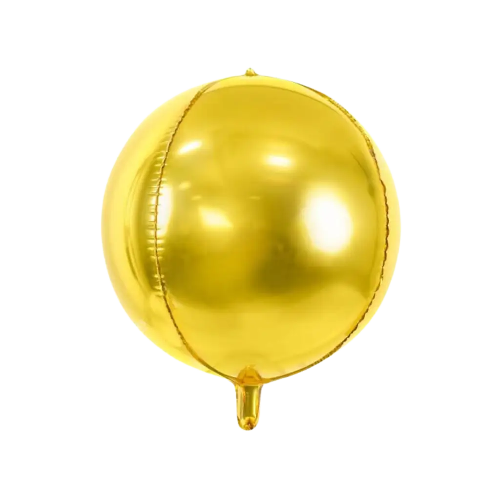 Metallic guld Mylar Ballon 40cm