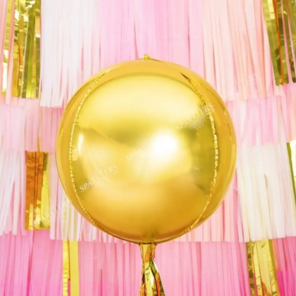 Metallic guld Mylar Ballon 40cm