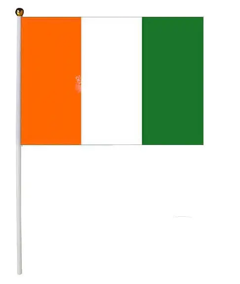 Elfenbenskysten flag 30x45cm med pind