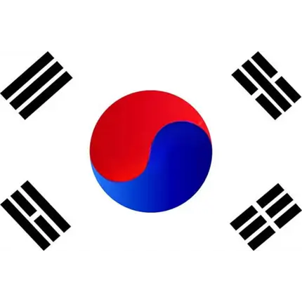 Sydkorea flag 90x150cm