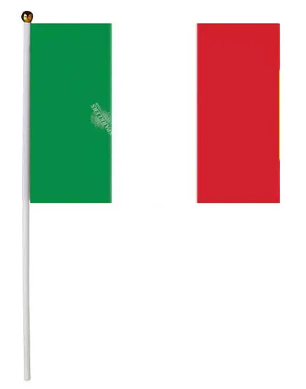 Italien flag 30x45cm med pind