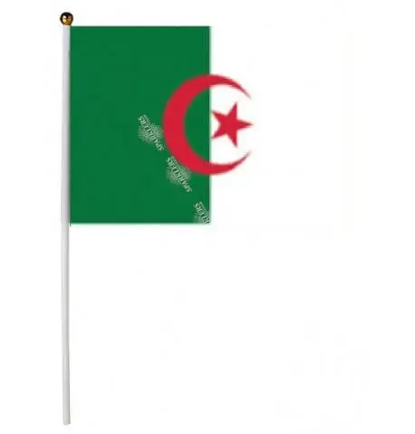 Algeriet flag 30x45cm med pind