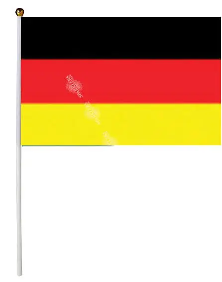 Tyskland flag 30x45cm med pind