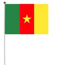 Cameroun flag 30x45cm med pind