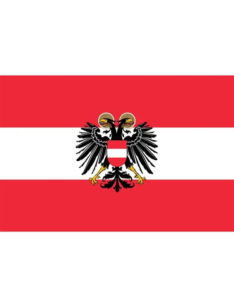 Østrig flag 90x150cm