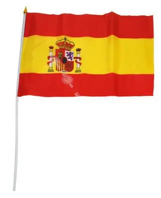 Spanien flag 30x45cm med pind