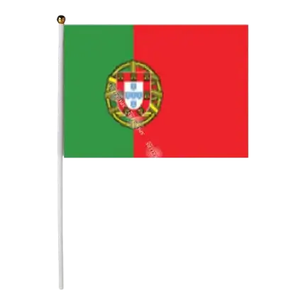 Pakke med 12 Portugal-flag 15x22cm