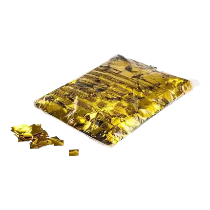 1KG pose metallic guld konfetti Square 17X17mm Magic FX