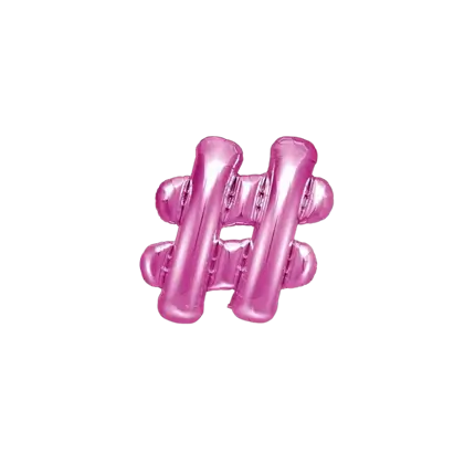 Ballon # Pink 35cm
