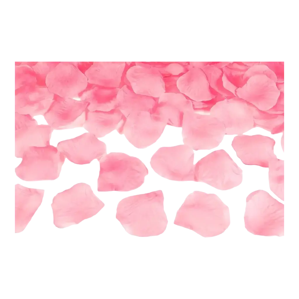 100 lyserøde rosenblade