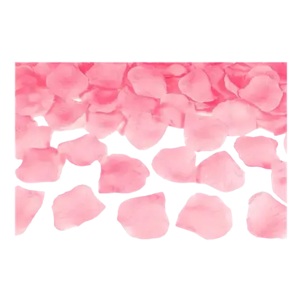 100 lyserøde rosenblade