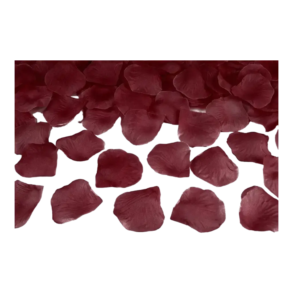 100 mørkerøde rosenblade