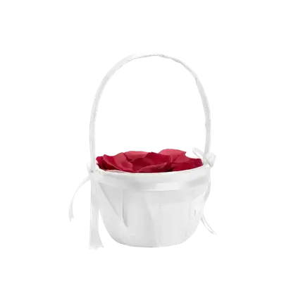 Bryllupskurv til rosenblade