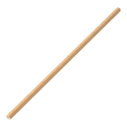 Kraftpapirstrå 20cm /ø6mm (250 stk.)