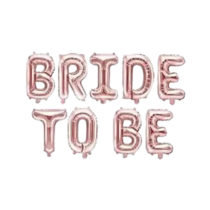 Ballon til bruden 340x35cm Rose Gold