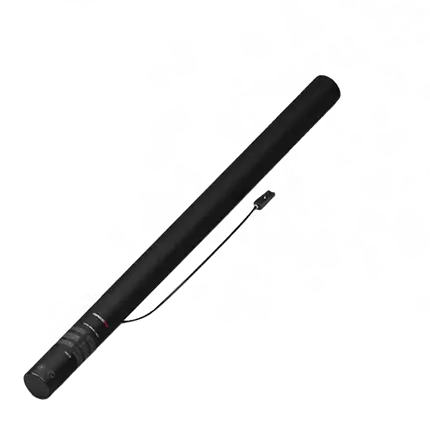 Elektrisk konfetti pistol Heart hvid 80 cm