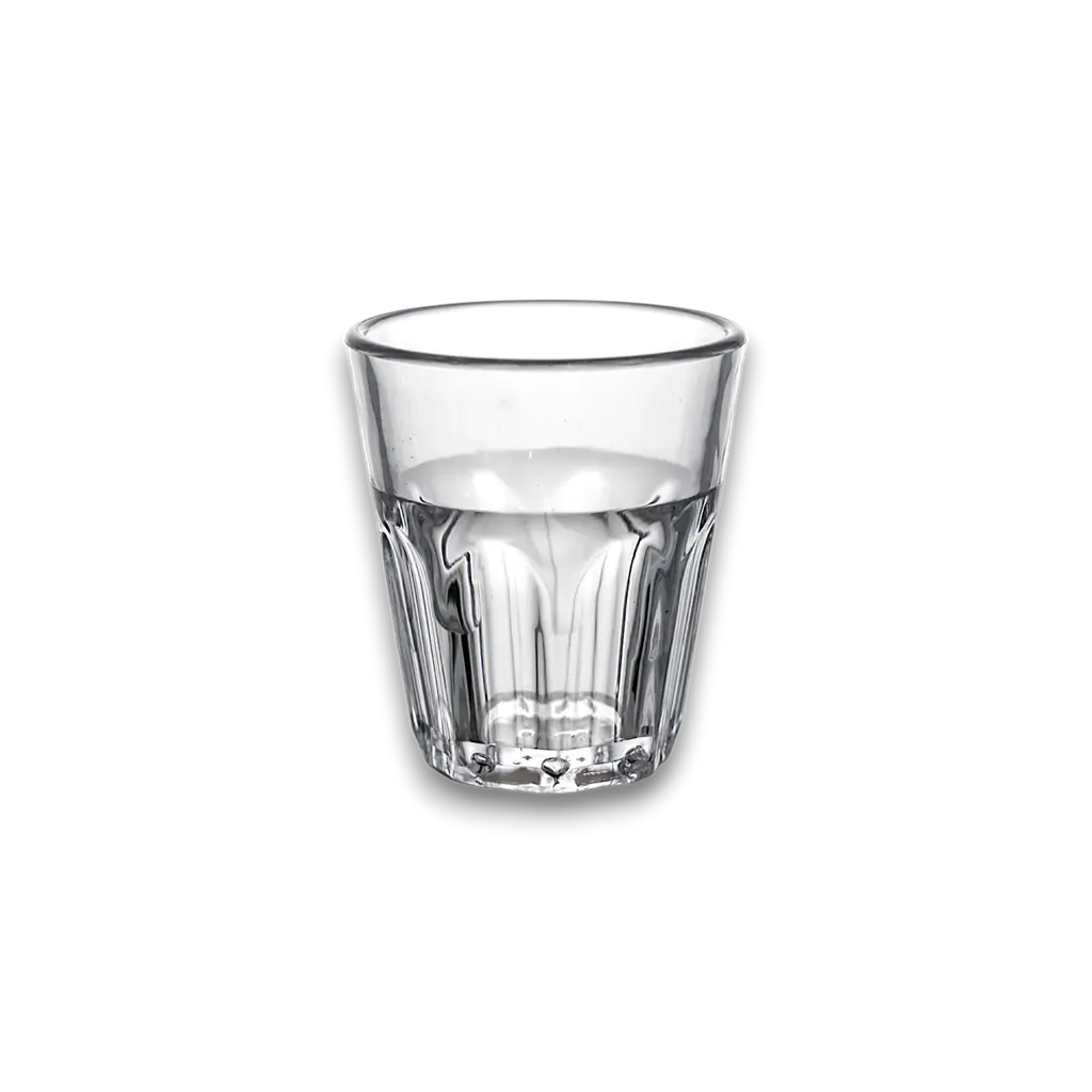 Ubrydelig glas Shooter Clear 3cl