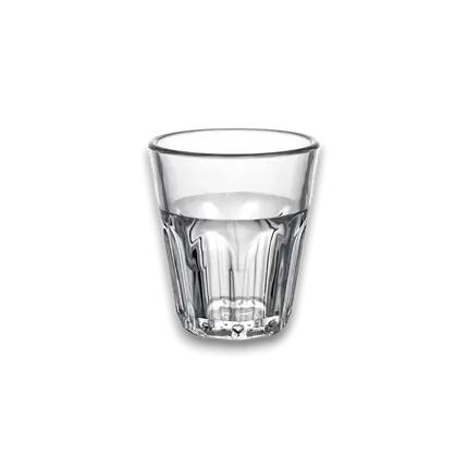 Ubrydelig glas Shooter Clear 3cl