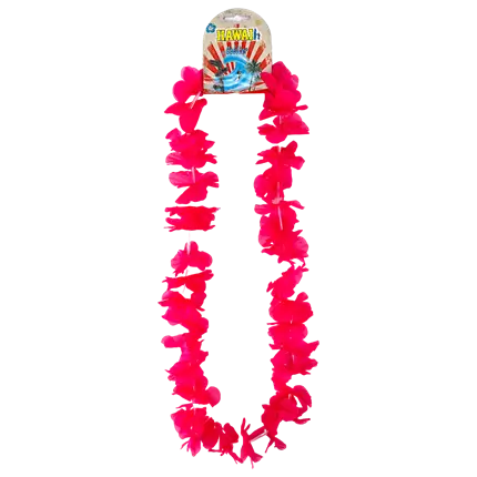 Hawaiian Pink Flower halskæde