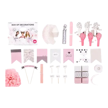 Fødselsdagsdekorationssæt Sødt tema