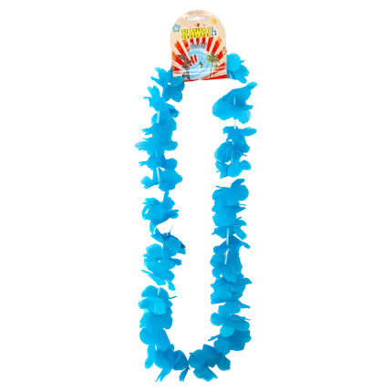 Turkis blå Hawaiian Flower halskæde