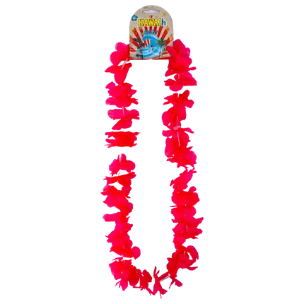 Hawaiian Pink Flower halskæde