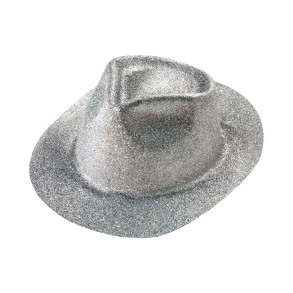 Borsalino sølv paillethat