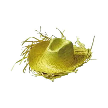 Gul caribisk cowboyhat