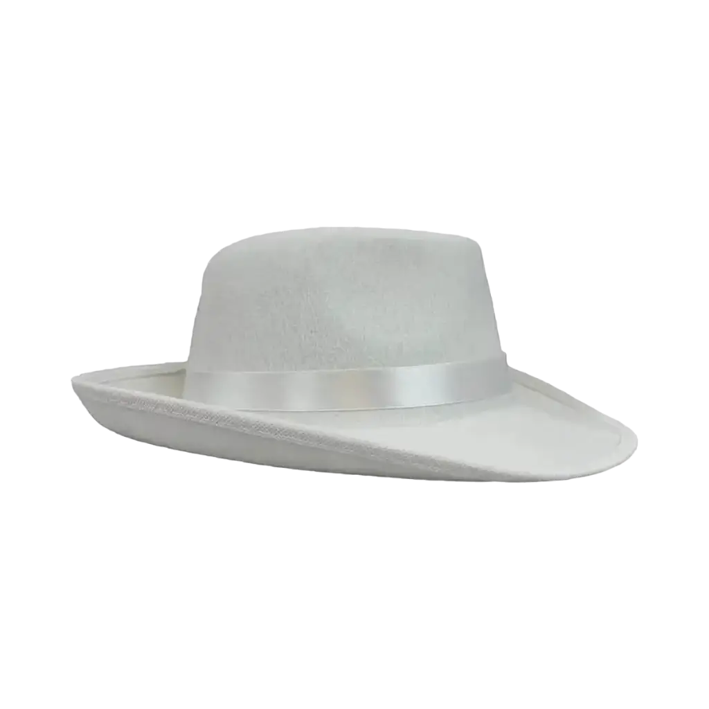 Borsalino Hat i hvidt stof