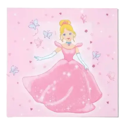 Sæt med 12 PRINCESSE-håndklæder