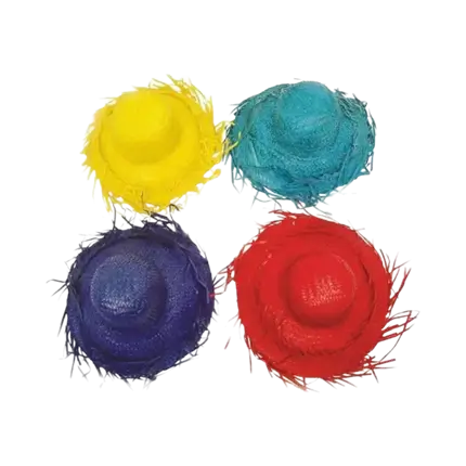 Caribisk stråhat blå turkis